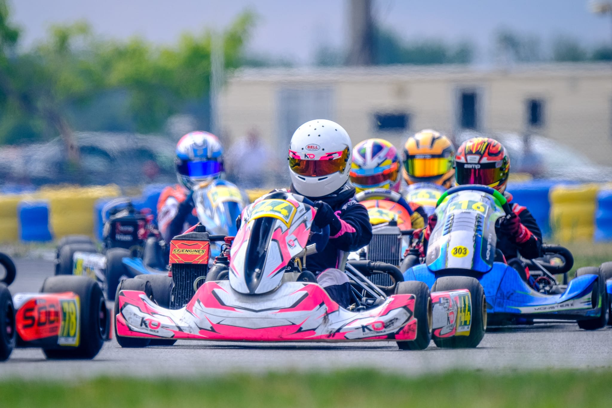 Nora en kart